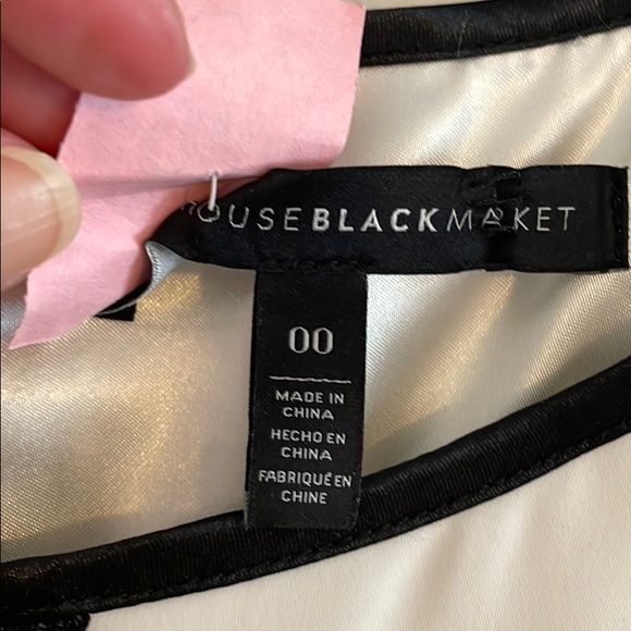 WHBM lace tuxedo fit and flare dress size 00 - Picture 2 of 8